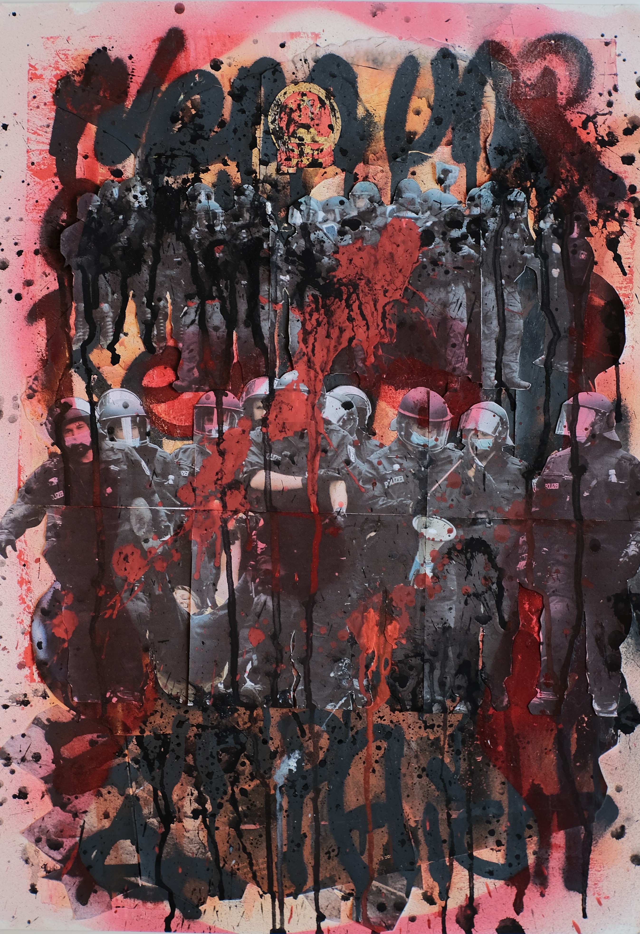 mixed media Collage on Paper, 297x210mm, 2021